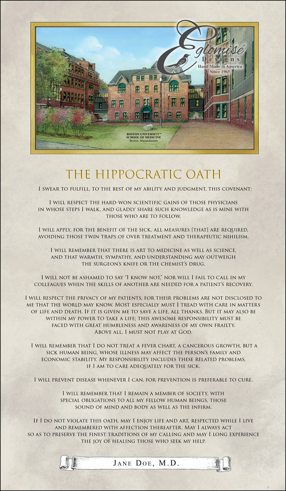 Hippocratic Oath ~ College