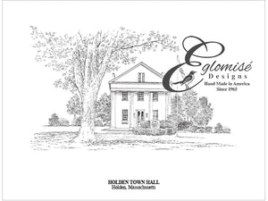 Eglomise Designs Holden MA Town Hall