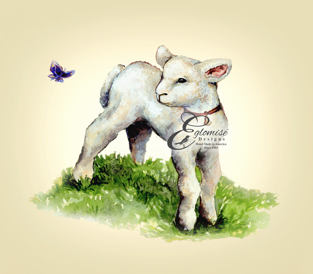 Children's Traditional Lamb Eglomise Designs