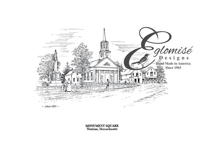 Wenham, Massachusetts Antique Eglomise Designs