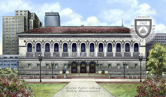 Eglomise Designs The Boston Public Library
