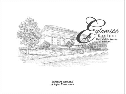 Eglomise Designs Arlington MA Robbins Library Antique