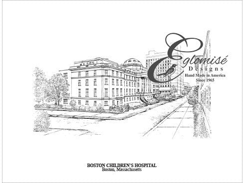 Eglomise Designs Boston Children's Hospital ~ Antique