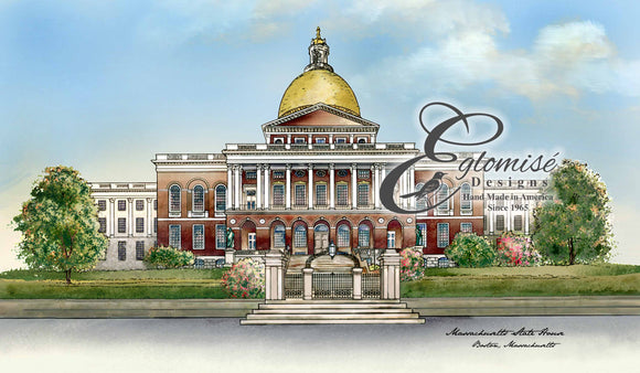 The Massachusetts State House Boston MA