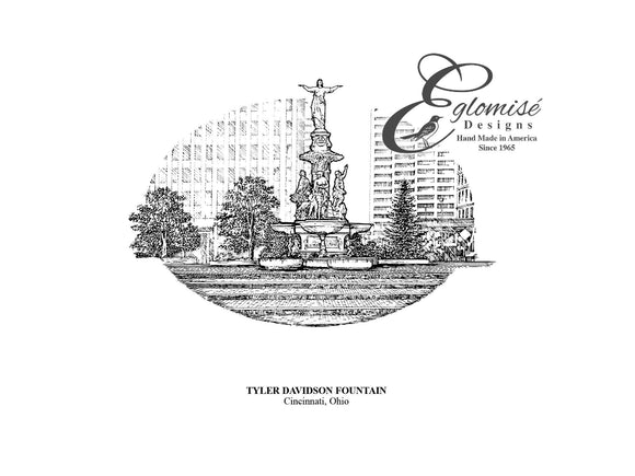 Cincinnati OH Tyler Davidson Fountain ~ Antique