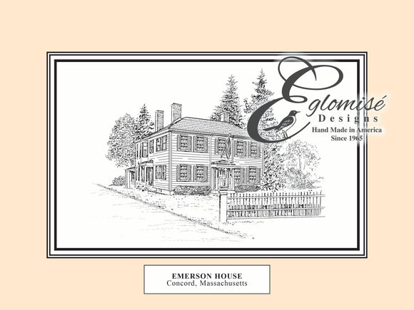 Concord, Ma Emerson House  ~ Antique