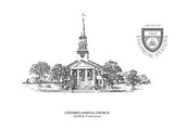 Eglomise Designs Guilford Congregational Church ~ Antique