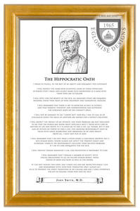 The Hippocratic Oath ~ Antique