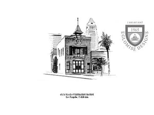 Eglomise Designs LA Old Plaza Firehouse House ~ Antique