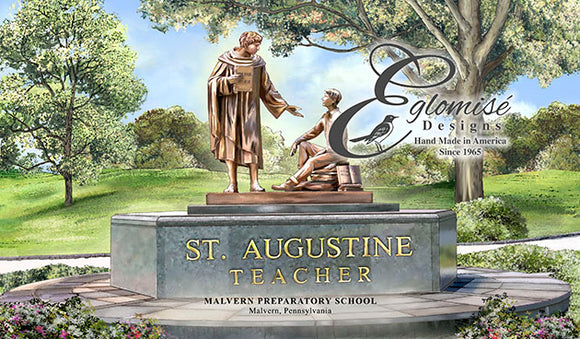 Malvern Preparatory School ~ St Augustine Statue
