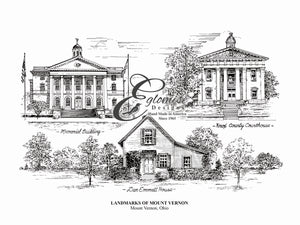 Mount Vernon OH Landmarks ~ Antique