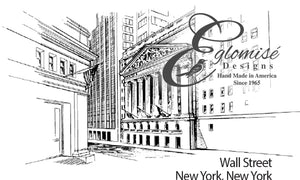 Eglomise Designs New York City Wall Street Antique