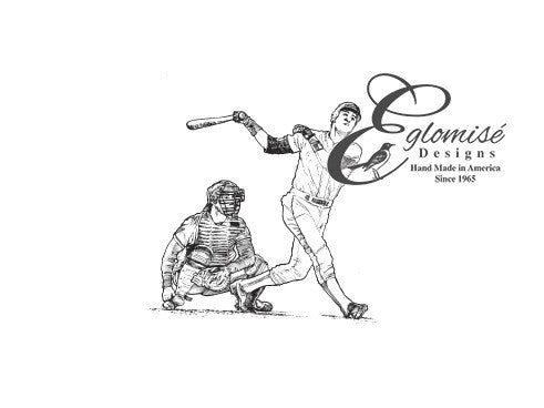 Eglomise Designs Old Fashioned Baseball 