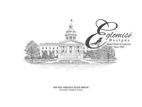 Eglomise Designs South Carolina State House ~ Antique