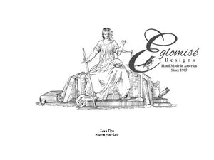 Eglomise Designs - Scales of Justice ~ Antique