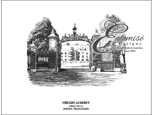 Phillips Academy Abbot Gates ~ Antique