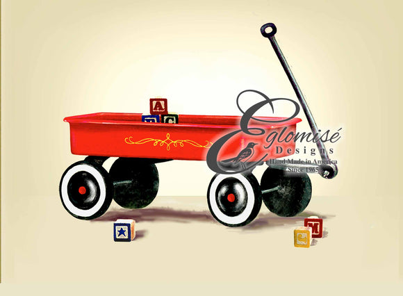 Children's Traditional Red Wagon