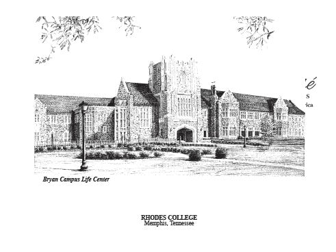 Rhodes College ~ Bryan Campus Life Center  ~ Antique