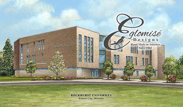 Rockhurst University ~ Pedro Arrupe SJ Hall – Eglomise Designs