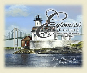 Eglomise Designs Rose Island Light