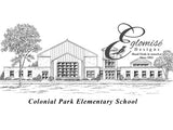 Stoneham public schools Massachusetts Colonial Park Elementary School ~ Antique