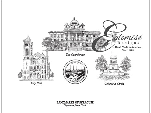 Eglomise Designs Landmarks of Saracuse New York