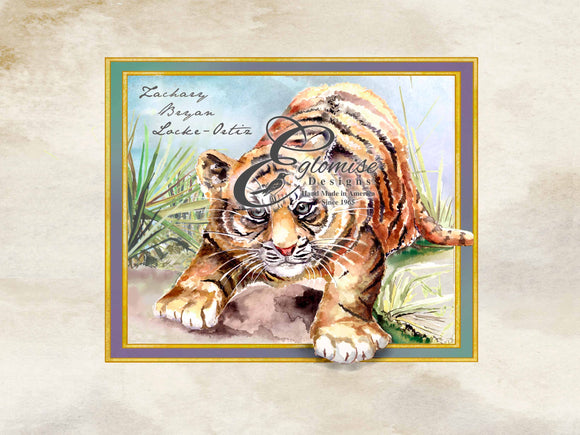 Children's Watercolor Tiger
