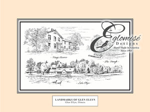 Glen Ellyn IL Landmarks ~ Antique