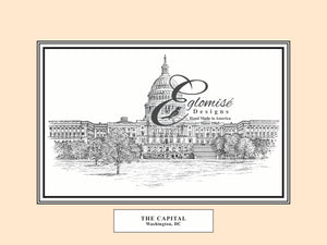 Washington, D.C. The Capitol ~ Antique