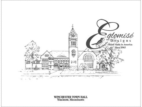 Eglomise Designs Winchester MA Town Hall Antique